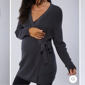 INGRID+ISABEL WRAP NURSING CARDIGAN